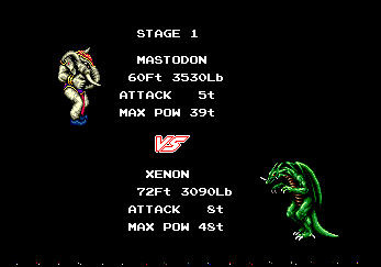 xenon, a green anthro dragon, versus mastodon, an elephant anthro.